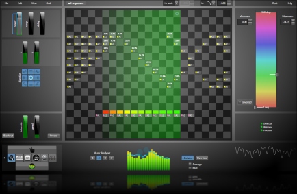 Lightjams software main interface.