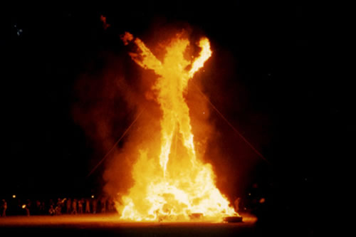 Burning man